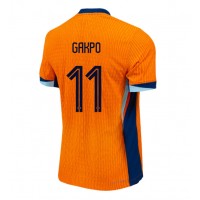 Camiseta Países Bajos Cody Gakpo #11 Primera Equipación Eurocopa 2024 manga corta